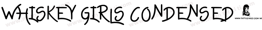 Whiskey Girls Condensed字体转换